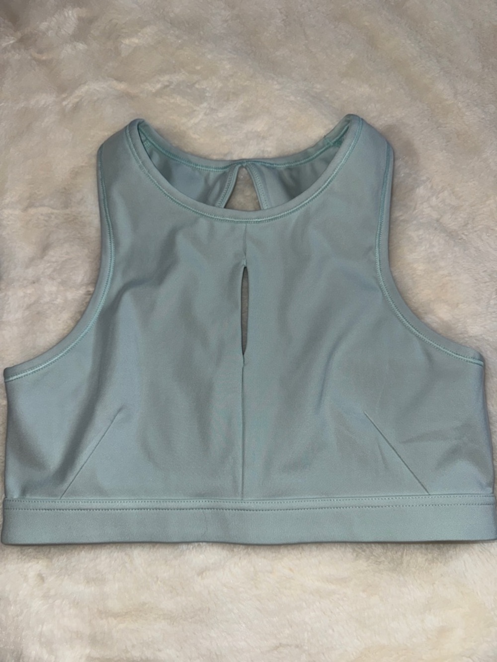 Nike Mint Green Dri-FIT Performance Crop Tank